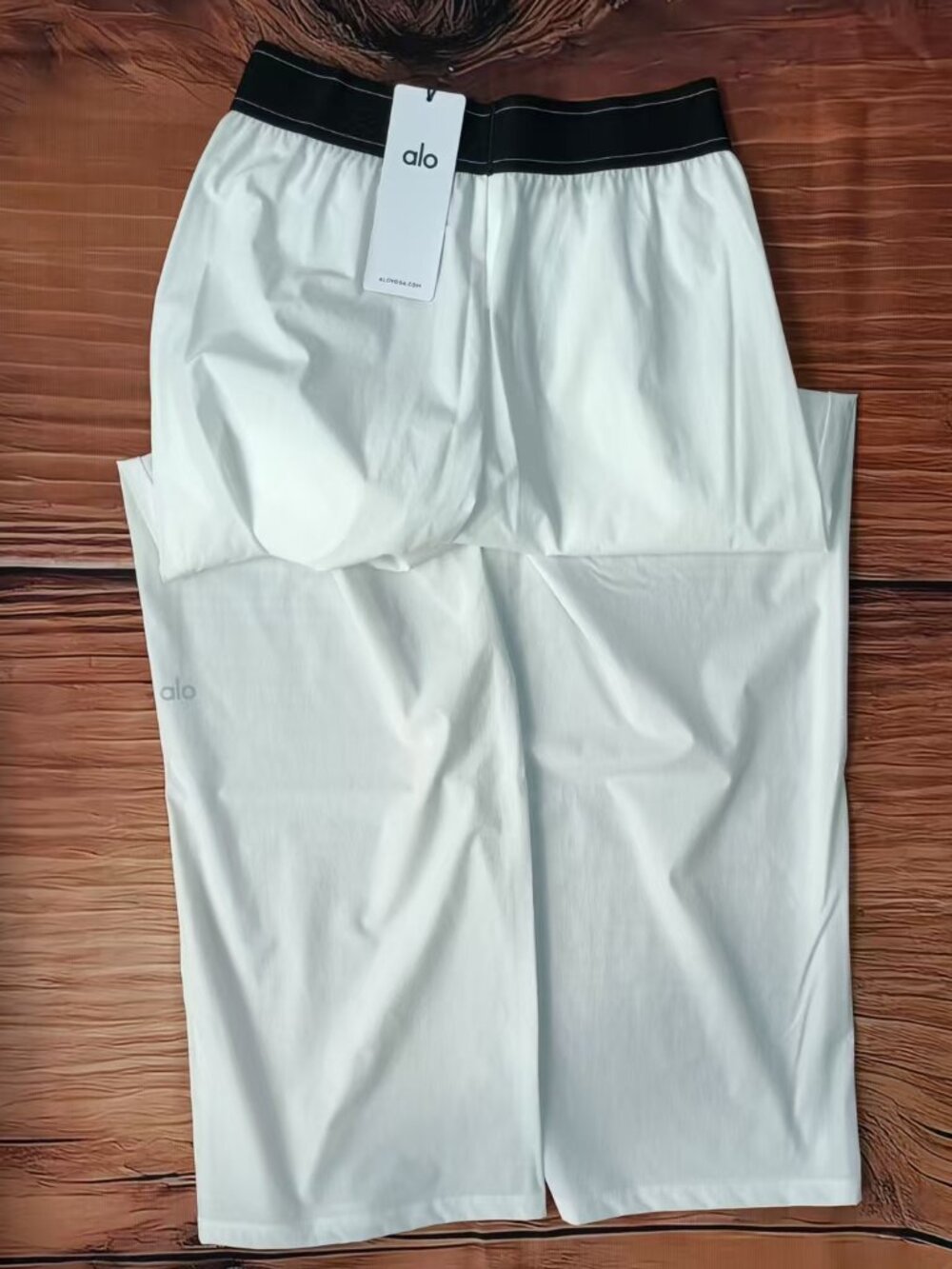 ✦Alo Yoga Suit Up Trouser White Regular Size ✦Loose Fit Pants - Picture 4 of 8